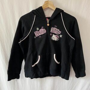 Hello Kitty Black and Pink Kids Hoodie
